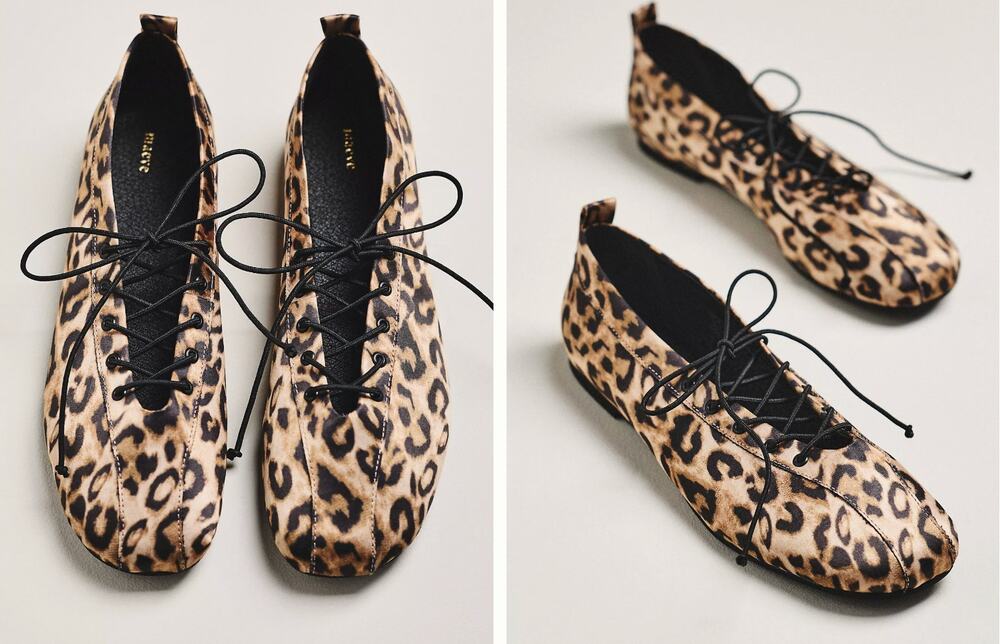 NWOB Maeve x Anthropologie Lace-Up Ballet Flats Women's sz. EU 40 US 9.5
